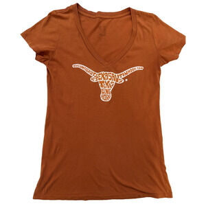 Texas Longhorns Shirt Womens Medium NCAA College Football University Hookem Horn